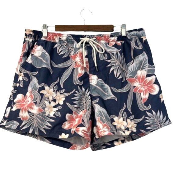 American Eagle AE 5" Floral Swim Trunk Mens XL Tropical Beach Vacation Hawaiian - Picture 1 of 12